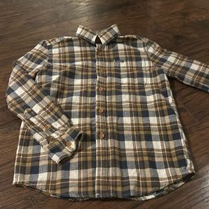 Boy's Volcom size 8 long sleeve button down